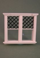 (image for) 1/24th Westfield Decorated Double Window-White