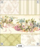 (image for) Vintage Rose Swag - Green