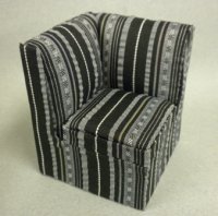 (image for) Striped Corner Chair