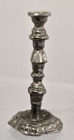 (image for) Fancy Antiqued Silver Tone Candlestick