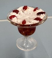 (image for) Trifle in Pretty Standing Glass Trifle Bowl