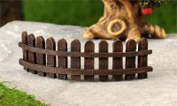 (image for) Mini World Garden Curved Picket Fence Decor