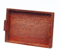 (image for) Small Wooden Tray Mahogany