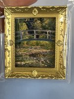 (image for) Framed Print of Monet's garden