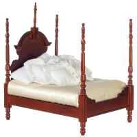 (image for) 4 Poster Bed Walnut