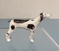 (image for) Vintage Handpainted Lead Puppy Dog