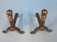 (image for) Brass Andirons