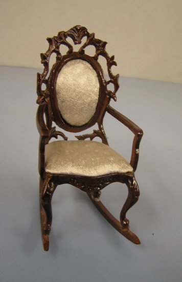 (image for) Mahogany Decorative Rocking Chair - Click Image to Close