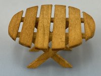 (image for) 1/24th Wooden Adirondack Table