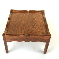 (image for) Vintage Mahogany Edged Square End Table