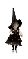 (image for) 3" Tall Little Witch Doll