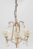 (image for) Contemporary Crystal Drop Chandelier