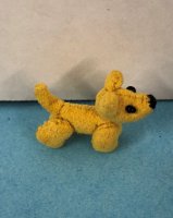 (image for) Tiny Yellow Stuffed Dog