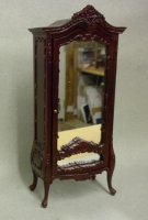 (image for) Beautiful Mahogany Mirror Front Armoire