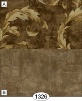 Acanthus - Dark Brown (3 Sheets of paper)