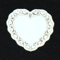 (image for) Heart Miniature Lace Doily #26