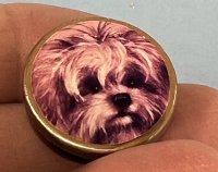 (image for) Tin with Terrier Picture on Lid