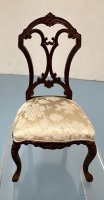 (image for) Ornate Chair in a Dark Walnut Color