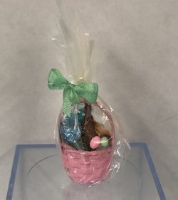 Cellophane Wrapped Easter Basket
