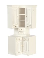 (image for) KITCHEN CORNER CABINET/WHITE