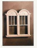 (image for) Newport Double Decorated Window White