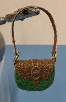 (image for) Green Suede Handbag