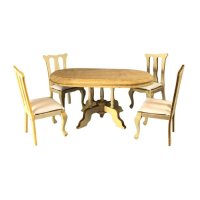 (image for) Dining table and 4 Chairs