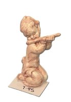 (image for) Pink Cherub Playing a Flute