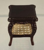 (image for) 1/24th Mahogany Woven Nightstand