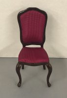 (image for) Small chair with red fabric