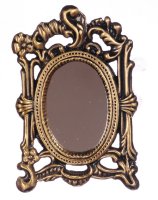 Floral Oval Mirror