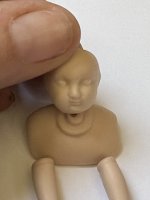 Huret Child in French Bisque (4 to 5 inch tall)