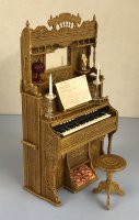 (image for) Pump Organ and Stool from Kit by Chrysnbon