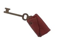 (image for) Key and Leather Case for Credit Cards