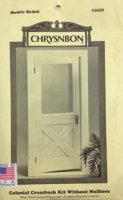 Colonial Crossbuck Door No/Mul