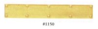 (image for) 1150 Brass Kick Plate, 2 Pcs