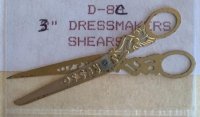 (image for) Brass Dressmakers Shears