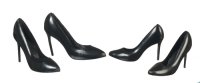 (image for) Ladies Black Shoes/1 Pair