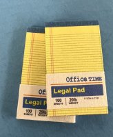 (image for) Yellow legal pad