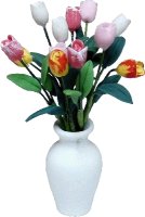 (image for) Tulips in White Vase