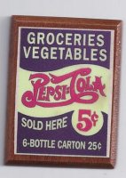 (image for) Wooden Sign for Pepsi