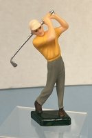 (image for) Molded figure with golf club