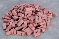 (image for) Red Brick Blend Corner 125 Count