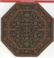 (image for) Large Woven Octagon Miniature Carpet with Finished Back