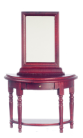 (image for) Hall Table with Mirror Mahogany