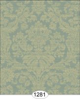 (image for) Satin Damask - Blue on Blue