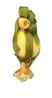 (image for) Decorated Egg with Silk Ribbon and Rose on Stand