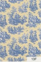 (image for) Toile de Juoy Blue-Yellow 13F