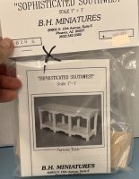 (image for) BH Miniatures "Sophisticated Southwest" Parsons Table Kit