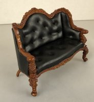 (image for) BESPAQ MAHOGANY HOTEL LOBBY/STUDY SOFA-3500BL-NWN